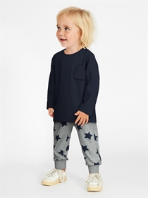 NAME IT Langærmet Bluse Volt Dark Sapphire